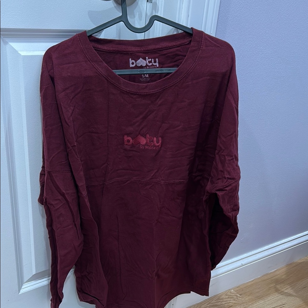 Booty by Brabants Burgundy Long Sleeve Top